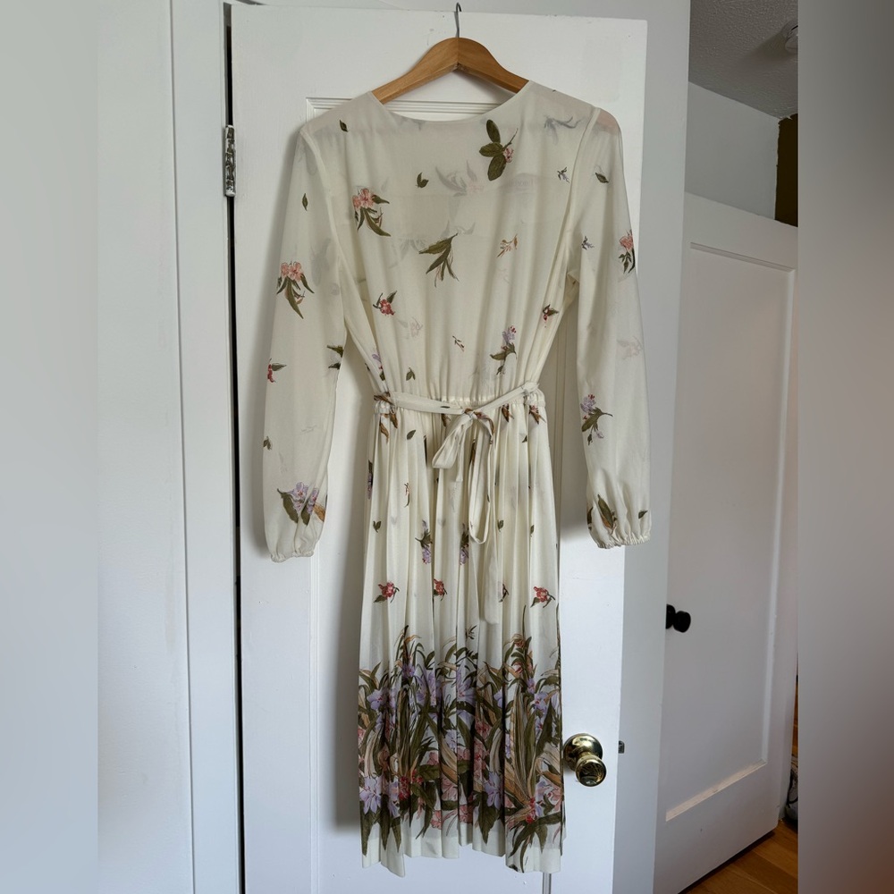 VINTAGE 1970’s Asheboro Original shear midi dress